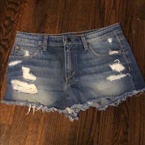 Joe’s Jeans Destroyed Denim Shorts